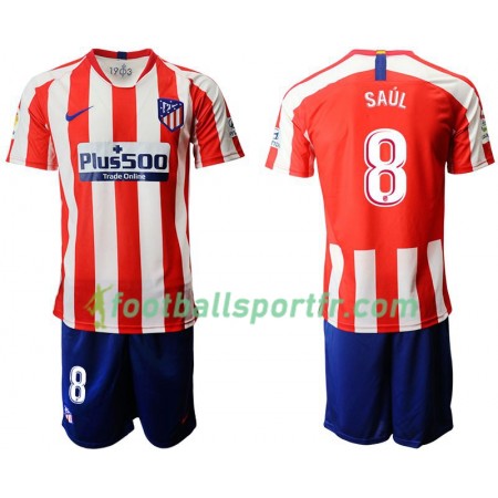 Tenue Atlético Madrid SAUL 8 Enfant Domicile 2019-2020 Maillot de Foot
